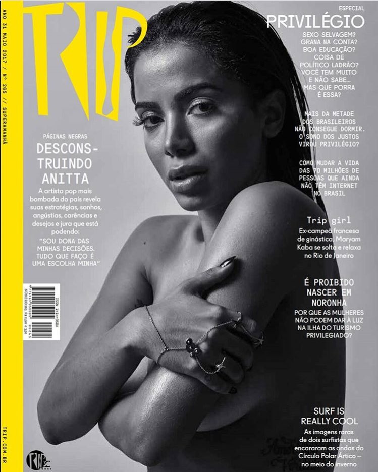 Esse mês tem Anitta na revista Trip. 📸