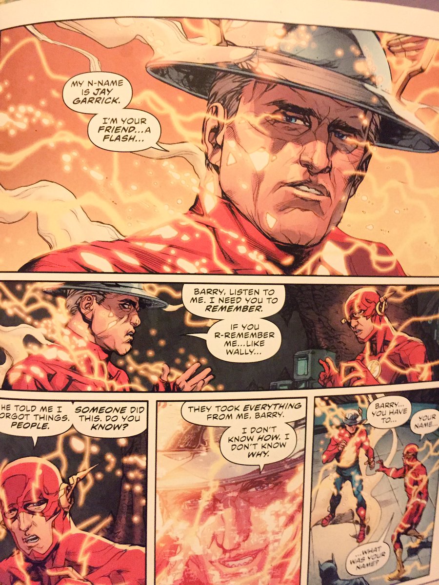 thetimzster's tweet photo. Read #TheButton finale in #TheFlash22 - #JayGarrick is BACK! Looks like @JohnWesleyShipp too!FANTASTIC STORY @TomKingTK & @DCComics.🙂👍🏻 https://t.co/9kJvrdeAU9