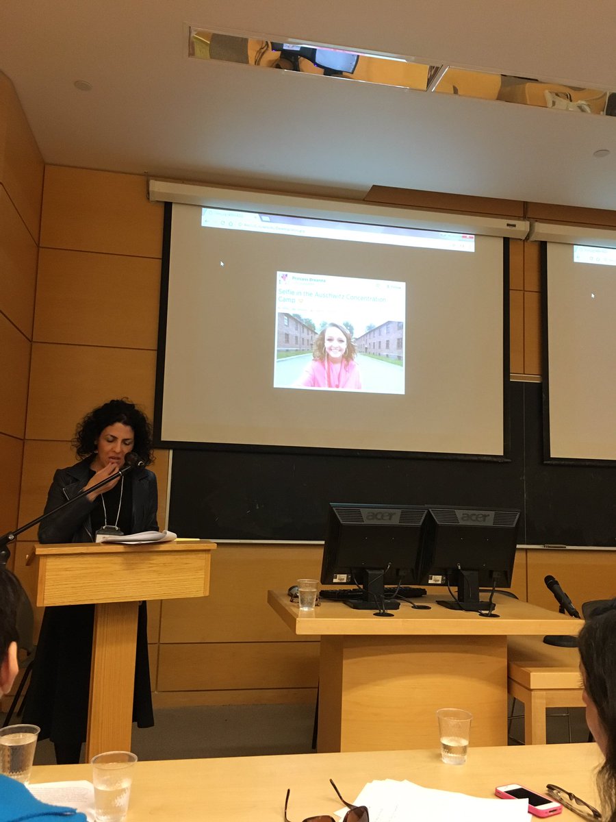 #IABAA2017 Rachel Dubrofsky: discourses on selfies are pathological, laden with assumptions about women as narcissists
