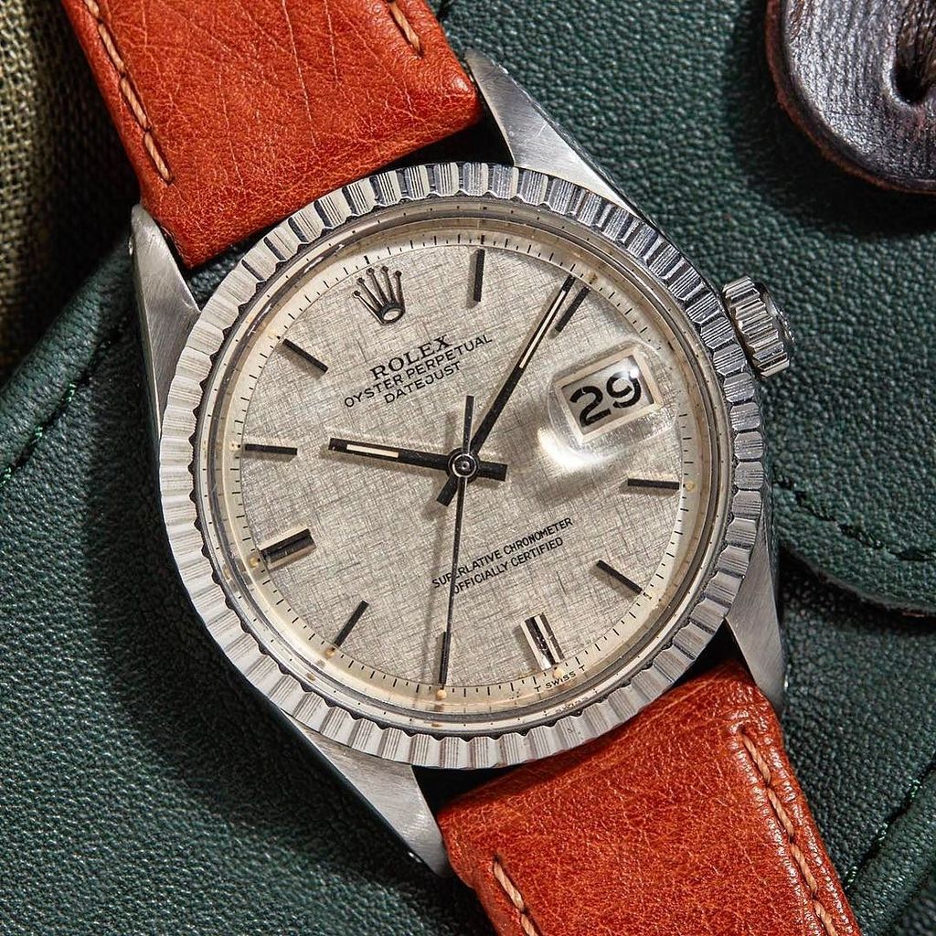 analogshift's tweet photo. It's that time of year again, break out your linen. Don't have any? We've got you covered. #linendial #datejust #rolex analogshift.β¦ https://t.co/Wc2zr5a11S