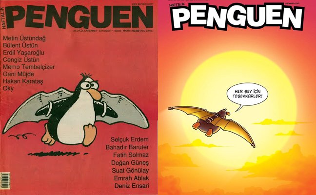 NAZIMDEMiRTR's tweet photo. 2002 Eylül'ünden bu yana koşuyordun sonunda uçtun be #penguen 
Teşşekkürün en büyüğü sizlere..
@penguendergi @selcukerdem @erdilyasaroglu https://t.co/oDd0NkalLJ