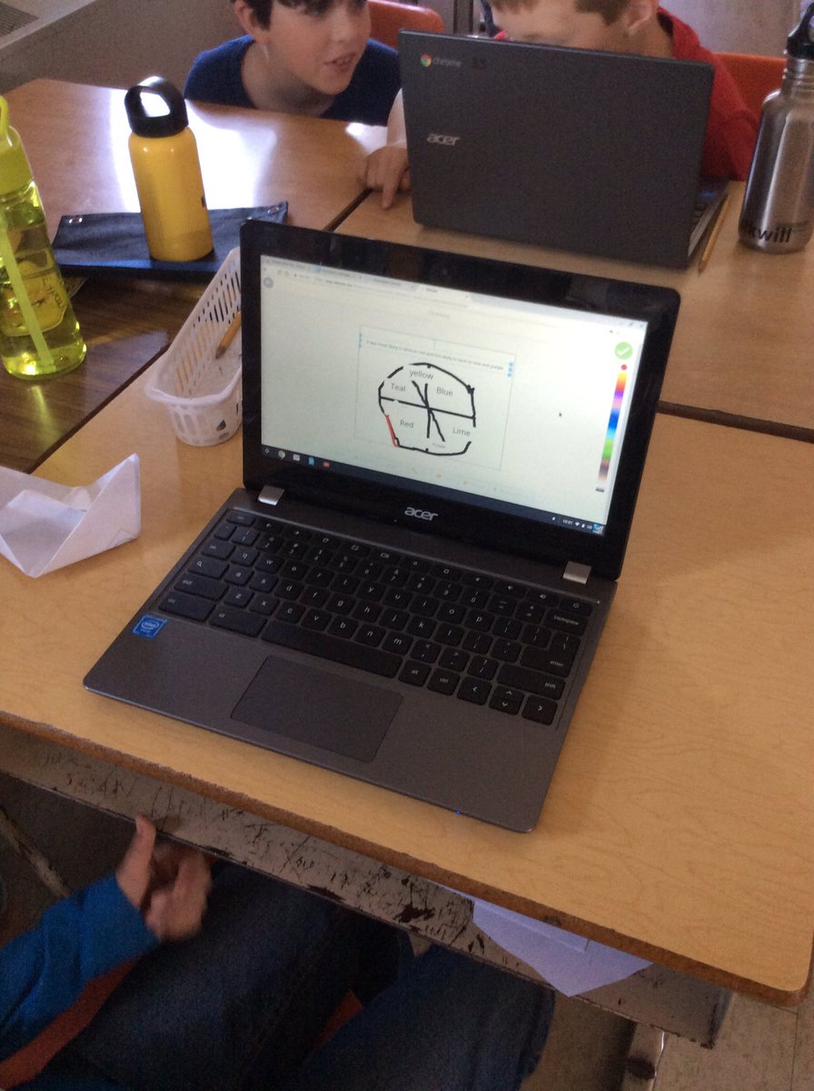 ridgeview2_3's tweet photo. Using the drawing and label function on seesaw to record our thinking about our results with the virtual spinners @Seesaw #rpsassess https://t.co/SdwSKWRTBs
