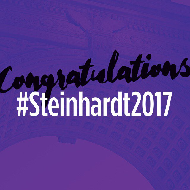 NYUEdTheatre's tweet photo. Happy Graduation to all of the amazing @nyusteinhardt graduates, especially in Ed Theatre! #Steinhardt2017 https://t.co/GMPbqpATif