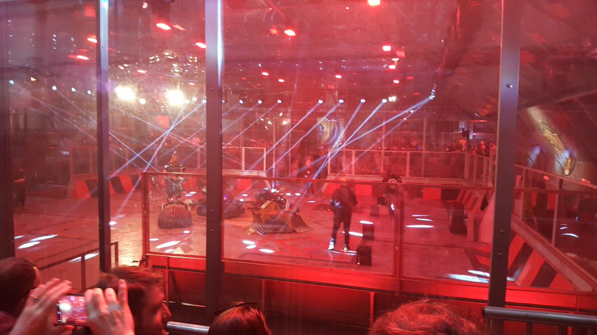 TomKentWindEng's tweet photo. #RobotWars no spoilers but having a great day #insidethebot #activatepodcast https://t.co/4hY4YB8Oy6