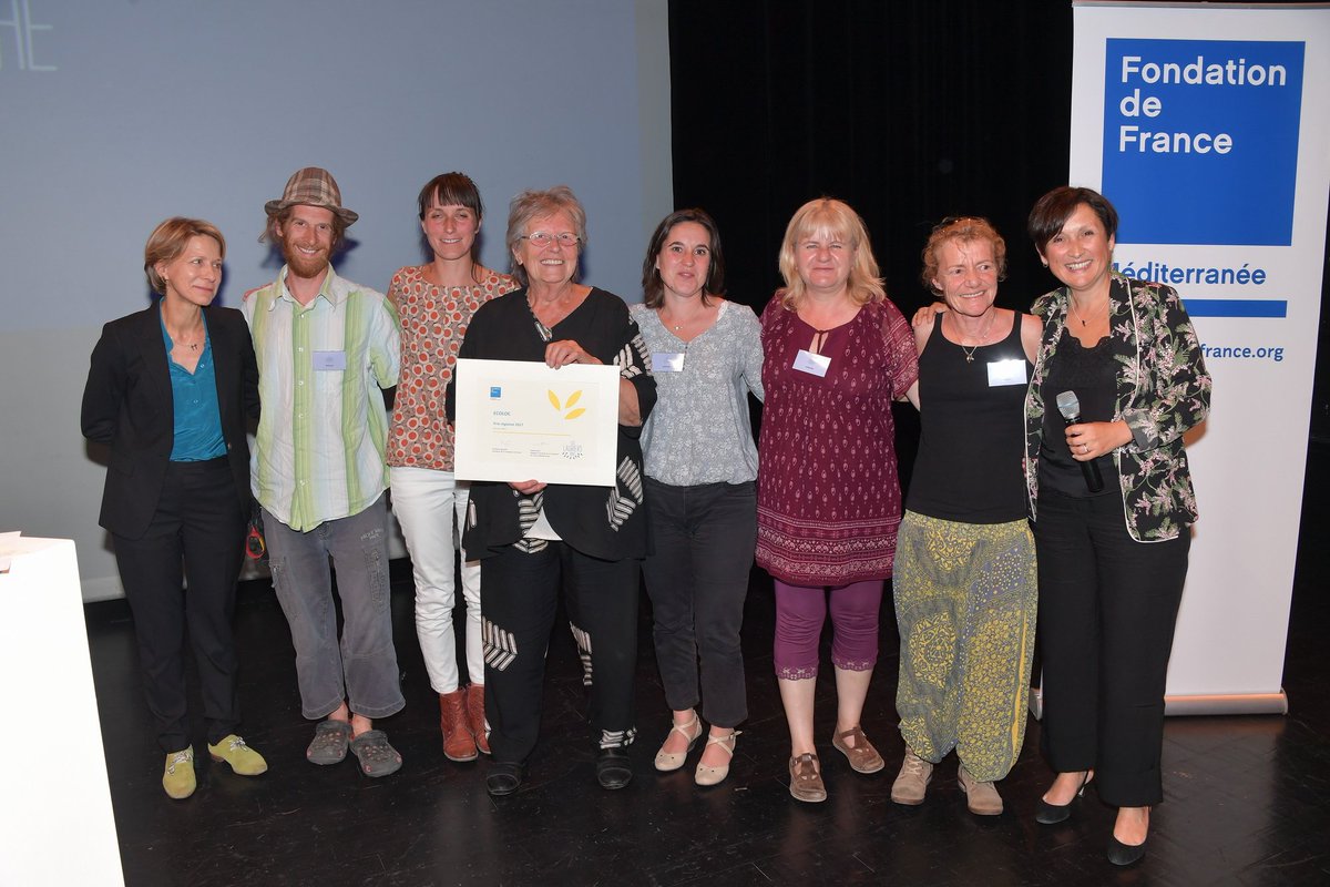 CecileMalo's tweet photo. Félicitations à #Ecoloc, lauréat de nos #Lauriers2017 ! @Fondationfrance @theatrelacriee #Méditerranée #Méouge https://t.co/64JLmCMOR3