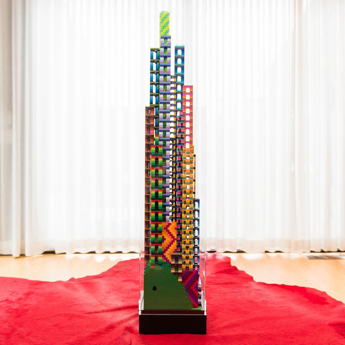 DesignExchange's tweet photo. TONIGHT: Take home @raymondgirard's Lego Metropolitan, which is built w/ 20,000+ bricks. Tickets available: https://t.co/uc8Y6OAwQd #DXDA17 https://t.co/i0JWhpkvLa