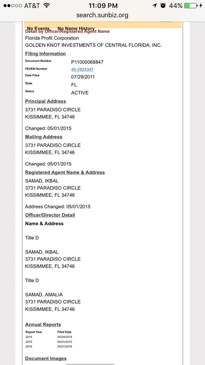 CapuchaL's tweet photo. Amalia Samad Ameliach tía de Francisco ameliach, Ikbal Samad 3731 Paradiso Circle, Kissimmee 2compañías registradas a su nombre en florida. https://t.co/HPdMytAuAA