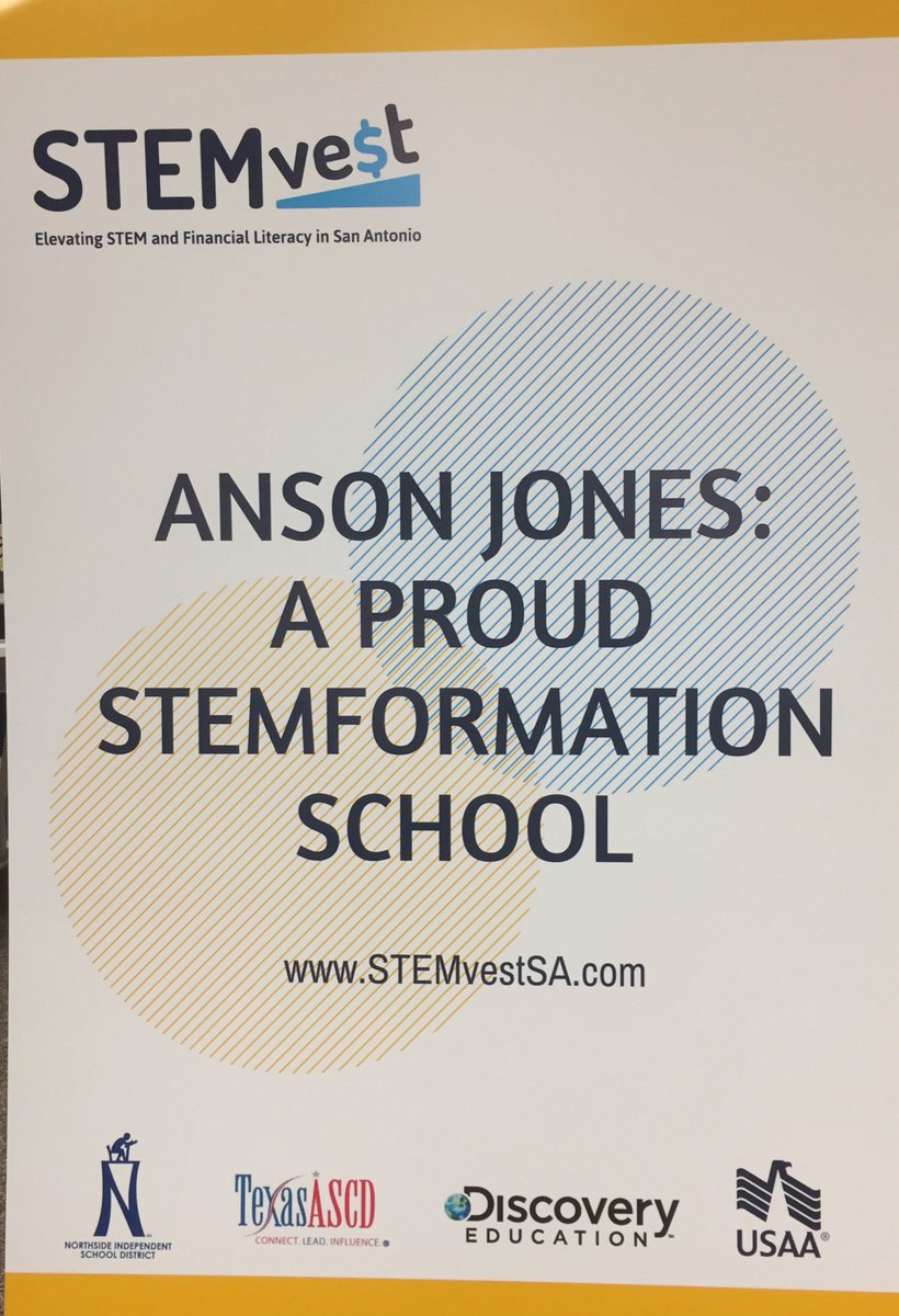 STEMigo's tweet photo. Kicking off #STEMvest STEMformation this morning with @USAA @txascd @DiscoveryEd &amp; @NISD! Collaborating to STEMify San Antonio! #STEM https://t.co/RUlkhPyTcm