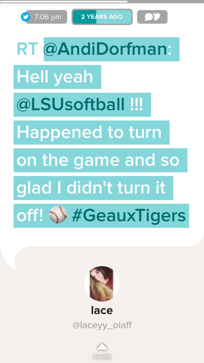 laceyy_olaff's tweet image. retweeted this 2 yrs ago today &amp;amp; never would've thought I'd be packing my bags to leave for louisiana tonight(((((: #lsubound🐯