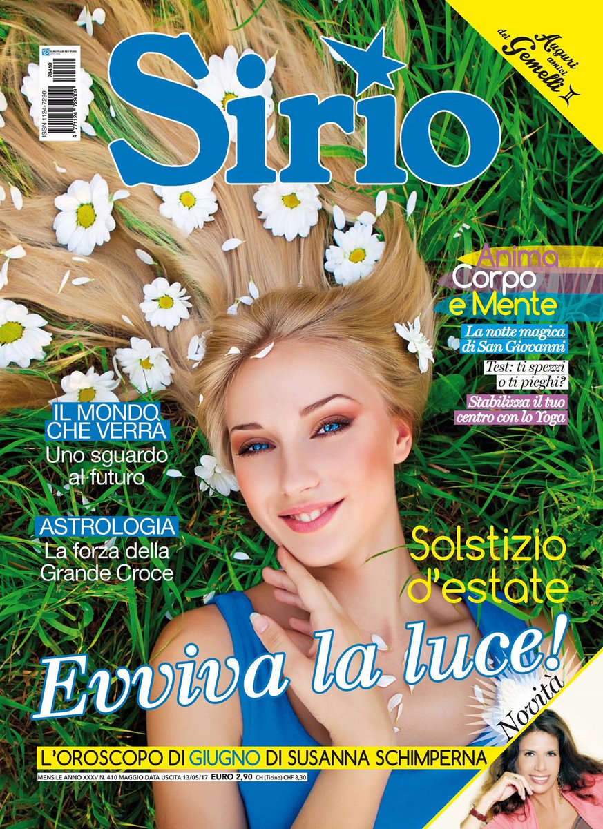 #oroscopo #sirio #segnozodiacale #SusannaSchimperna  - SIRIO N 410 VI ASPETTA IN EDICOLA