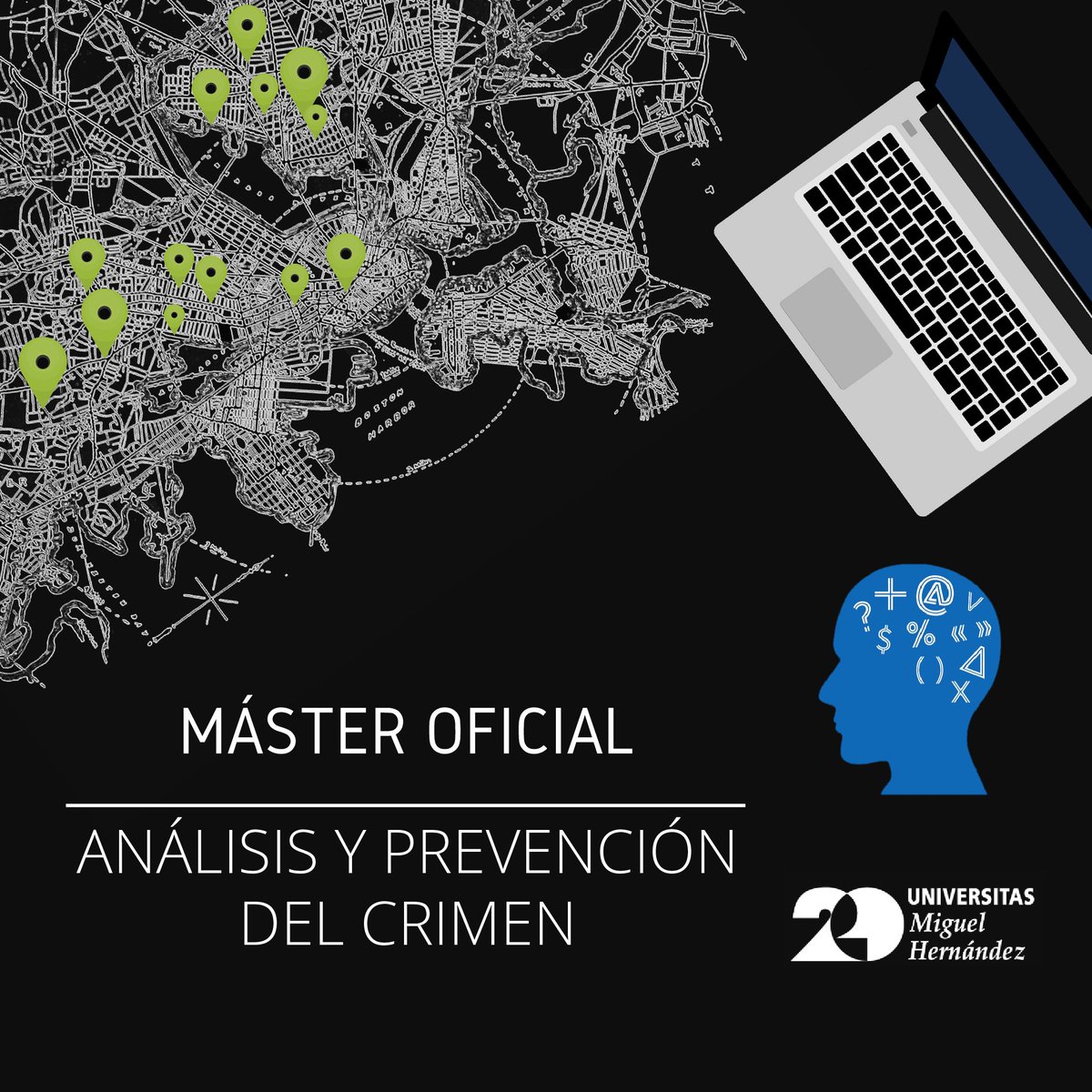 CriminaUMH's tweet photo. PREINSCRIPCIÓN ABIERTA |
Másters en Criminología @MICvUMH @MAPcUMH 
Títulos Director de Seguridad y Detective Priv. 
Infórmate en crimina.es https://t.co/VpQeR0S21J
