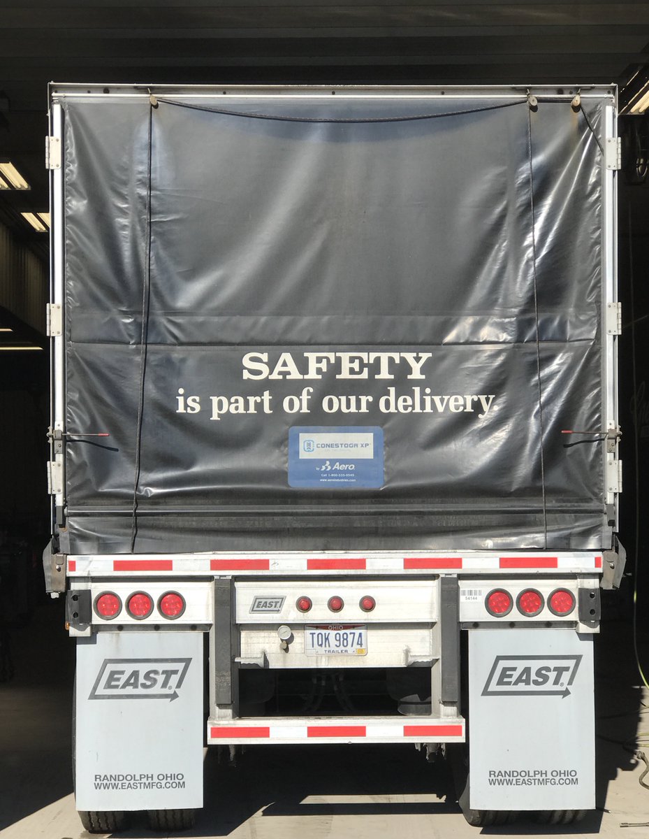 GreenLinesTrans's tweet photo. #phrase of the day: "SAFETY is part of our delivery!"  Checkout the #chains on this massive #coil  #backofourrig rocks our #logo https://t.co/W3iYh1wJdE