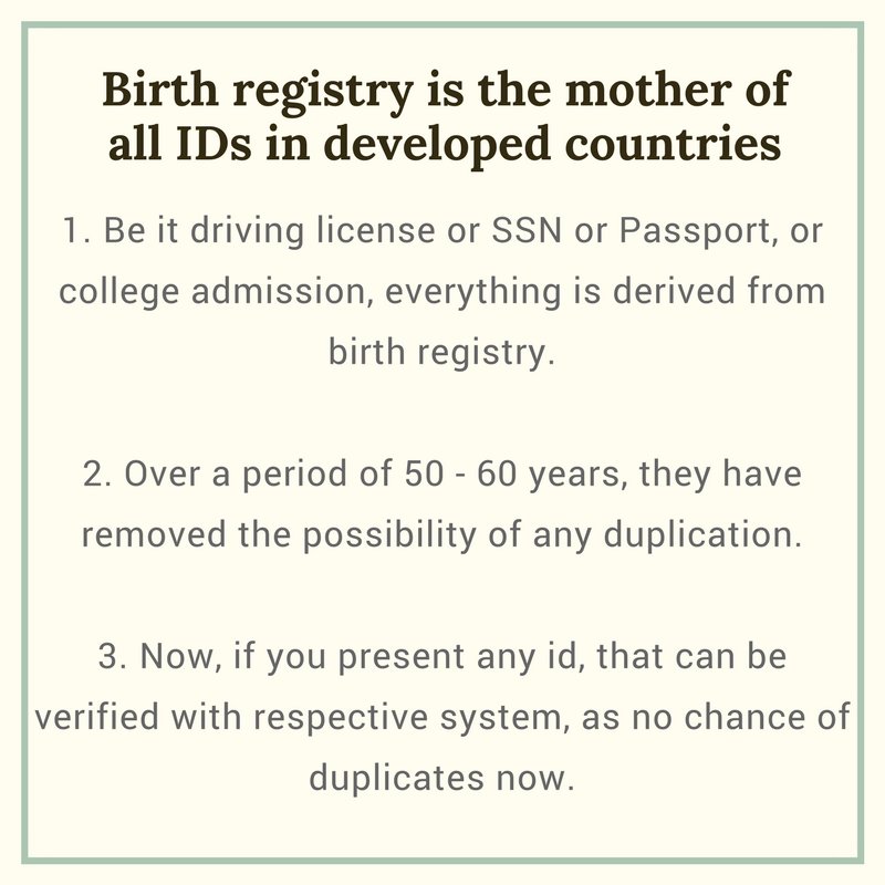 SupportAadhaar's tweet photo. Answering a few questions on resident registry. Aadhaar should become the mother of all IDs in India.
Join us @ https://t.co/JHLuXxzEYp https://t.co/xxMjgqmxDS