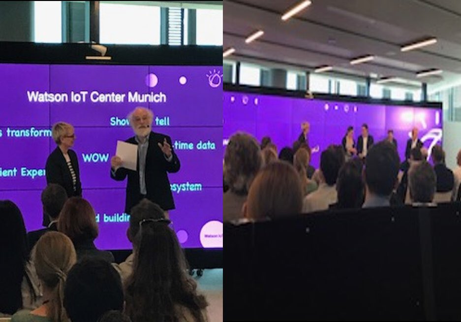 harrietgreen1's tweet photo. I'm always inspired by my amazing Watson IoT team + collocation partners; Great employee session today at our Watson Munich HQ! #watsoniot https://t.co/xz8SwLikCk