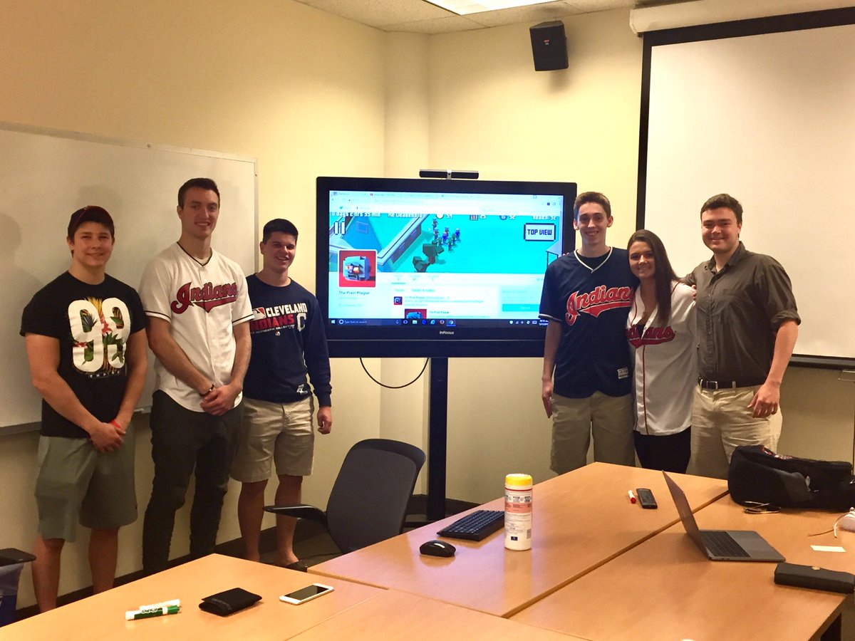 thepixelplague's tweet photo. Chagrin Falls High School seniors working on marketing The Pixel Plague game on IOS! Download https://t.co/ubwjpaMAtb https://t.co/FQlpcRuUi9