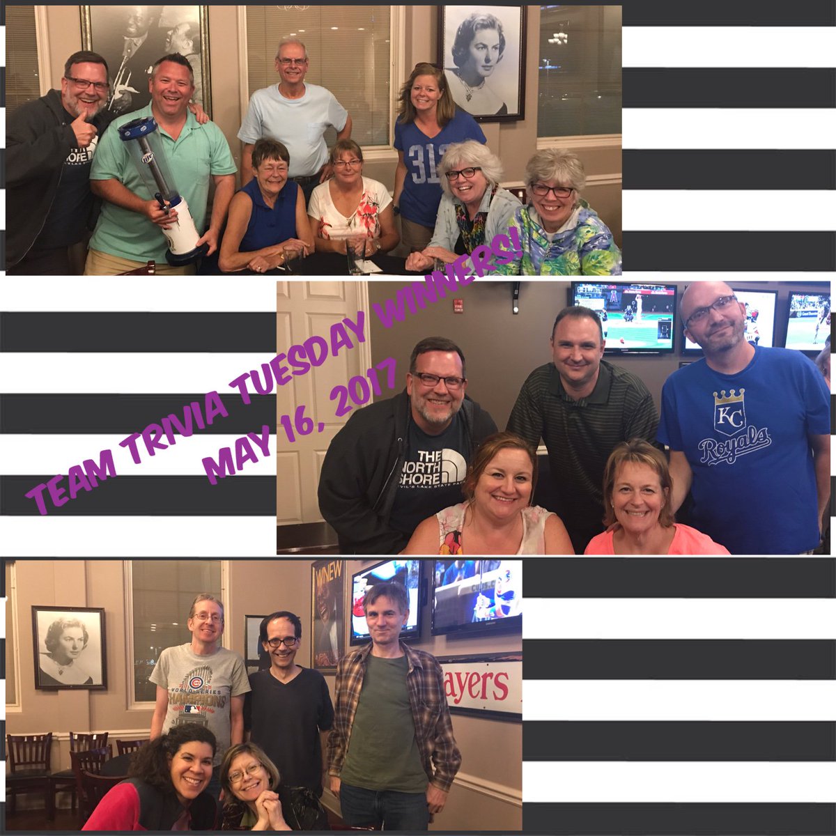VillaParkPL's tweet photo. Congratulations to last night’s Team Trivia Tuesday winners!! See you all again on 7/18 @ 7:30 pm @ Crazy Pour! #vppl #teamtriviatuesday https://t.co/P3LETHSsLw