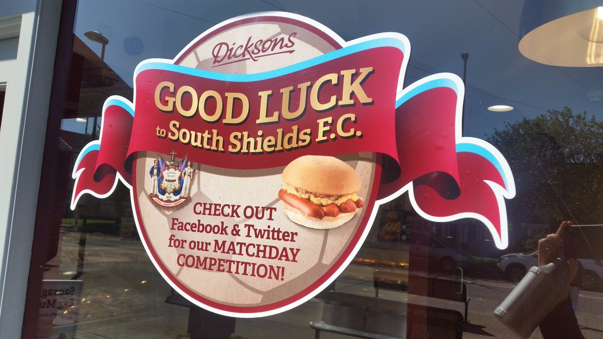 Good luck <a href="/SouthShieldsFC/">South Shields FC</a> at #Wembley <a href="/shieldsgazette/">Shields Gazette</a>