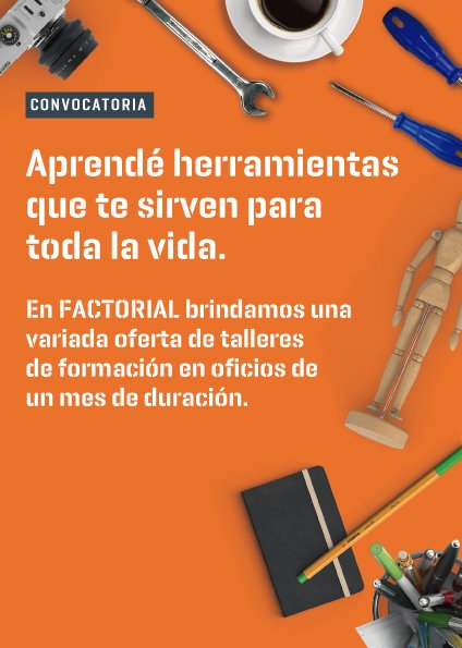 CFactorial's tweet image. Construimos un Espacio de Trabajo en Barracas para todos los que estén dispuestos a discutir el modelo de producción y ganar la discusión.