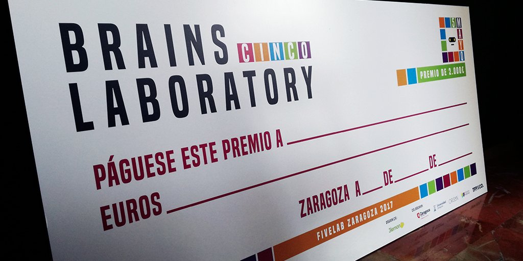 Mañana a las 12:00h en Zaragoza Activa se nombrará al equipo ganador de esta quinta edición de Brains Laboratory, ¡Mucha suerte a todos!