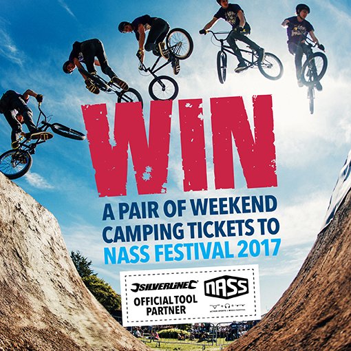 SilverlineTools's tweet photo. #WIN a pair of tickets to @NASSfestival &amp; experience all of the live skate, BMX &amp; music! Follow &amp; RT to enter. Winners announced 9th June. https://t.co/BumJqiYBtT