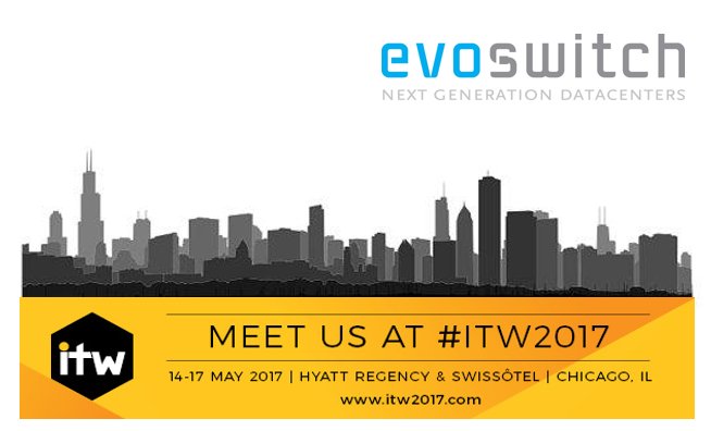 EvoSwitch's tweet photo. Last day to talk to #EvoSwitch @ITW_Telecoms ! You can find us here --> Hyatt Regency, East Tower, Gold Level, Bilat G339 #ITW2017 https://t.co/41FfUCusJV