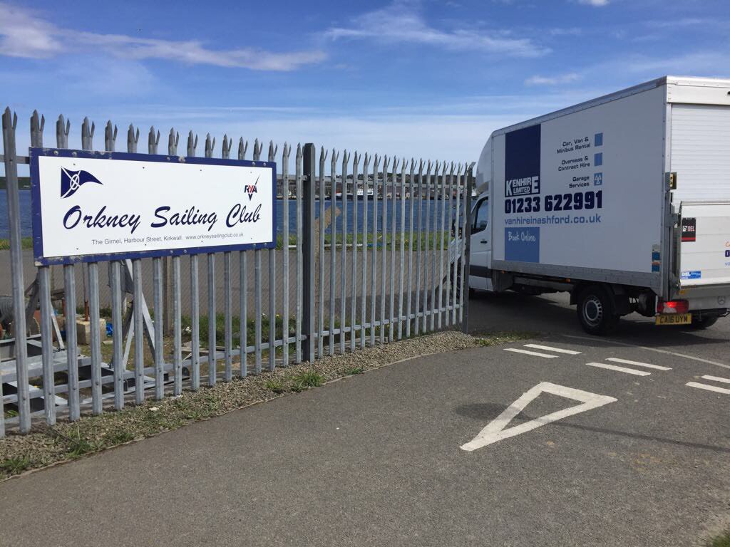One of our Lutons a long way from home but still in the UK. Just because we offer unlimited mileage it doesn't mean you have to go this far!