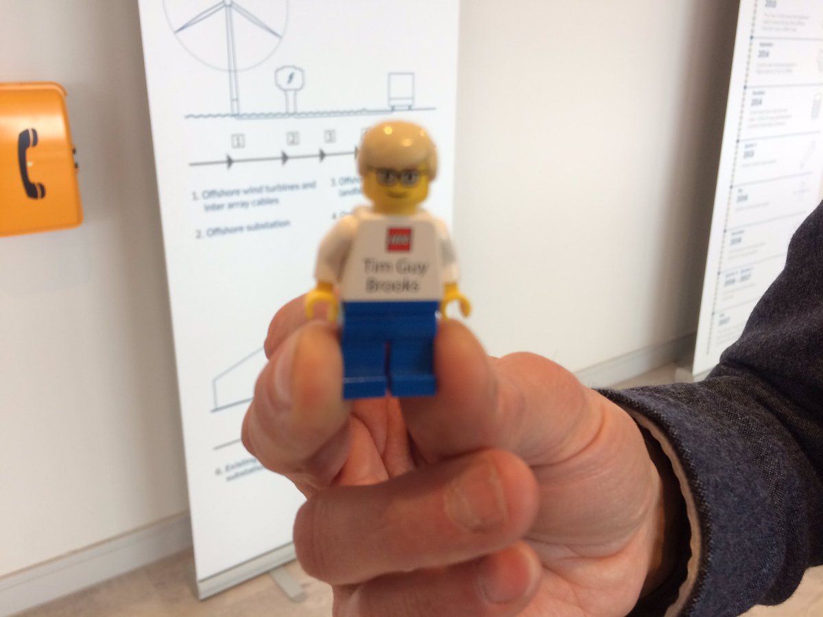 MerseyHack's tweet photo. Interviewed a bloke from @LEGO_Group, who've invested in #Burbo wind farm. They get mini figures of themselves ! #bestjobperkever @BBCNWT https://t.co/AQK15huPsu