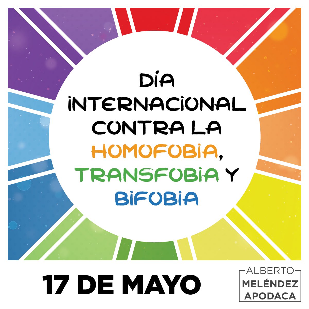 melendezapodaca's tweet photo. Hoy se conmemora el Día Internacional contra la homofobia, la transfobia y la bifobia, fomentemos como sociedad la tolerancia y el respeto. https://t.co/TU8F4EnO1J
