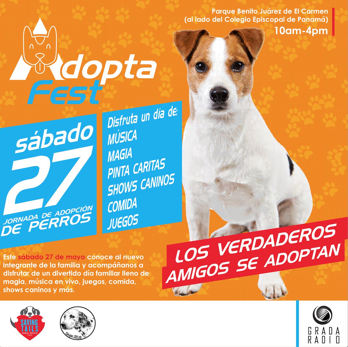 MorningFit's tweet photo. ¡Los verdaderos amigos se adoptan! ----> https://t.co/G3pAkdzWMY ¡Te invitamos al #ADOPTAFEST el próximo 27 de mayo! https://t.co/jw5ocEJSUD