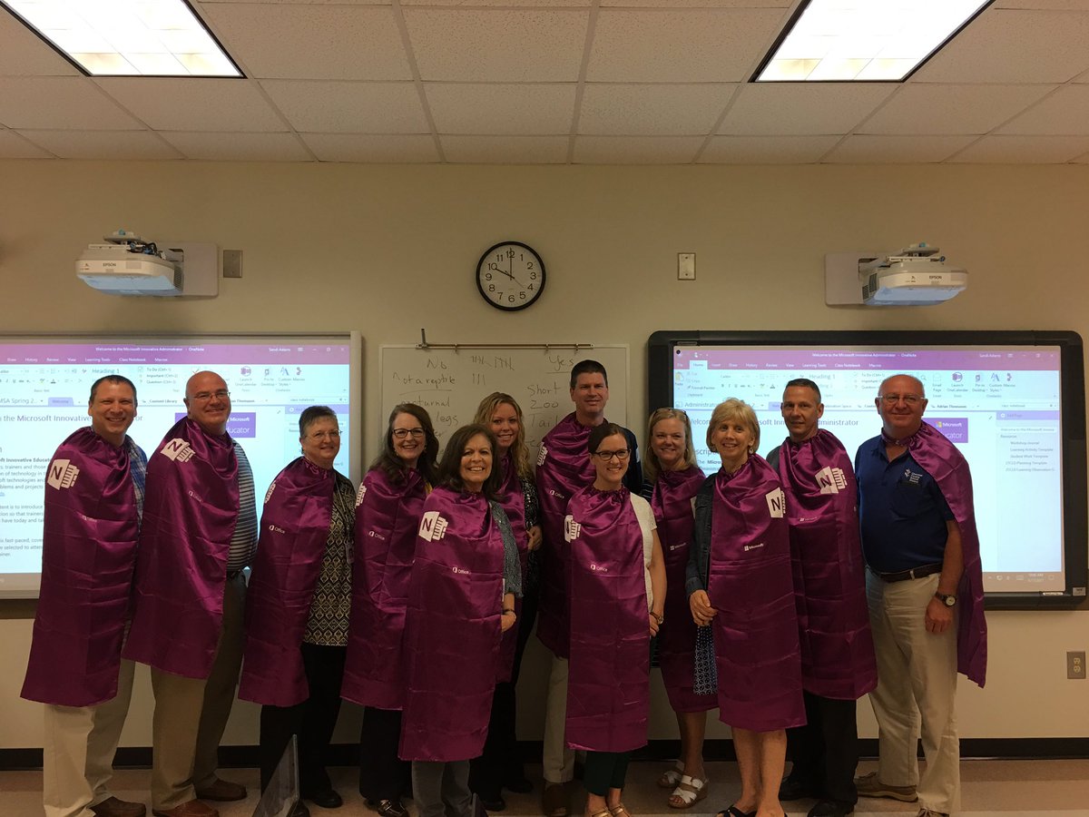 FredaWilliams's tweet photo. Proud of our district admin @CherokeeSchools! They are official MIE cert! Building the #MIEEmpire #ccsdtechtwins @sandiadams #MicrosoftEDU https://t.co/Q8szIXqcEJ
