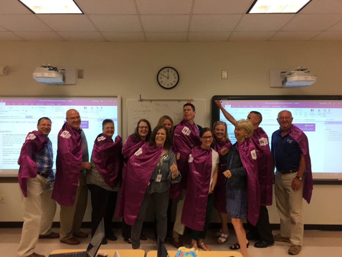 FredaWilliams's tweet photo. Proud of our district admin @CherokeeSchools! They are official MIE cert! Building the #MIEEmpire #ccsdtechtwins @sandiadams #MicrosoftEDU https://t.co/Q8szIXqcEJ