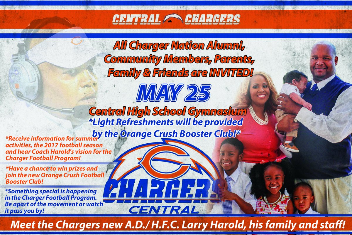 Who's coming 2 holla at me next Thursday at 7 p.m. in the C.H.S gym? I want 2 meet Charger Nation! <a href="/BibbSchools/">Bibb County Schools</a> <a href="/CHScharger/">Charger Athletics</a> @chschargersfb