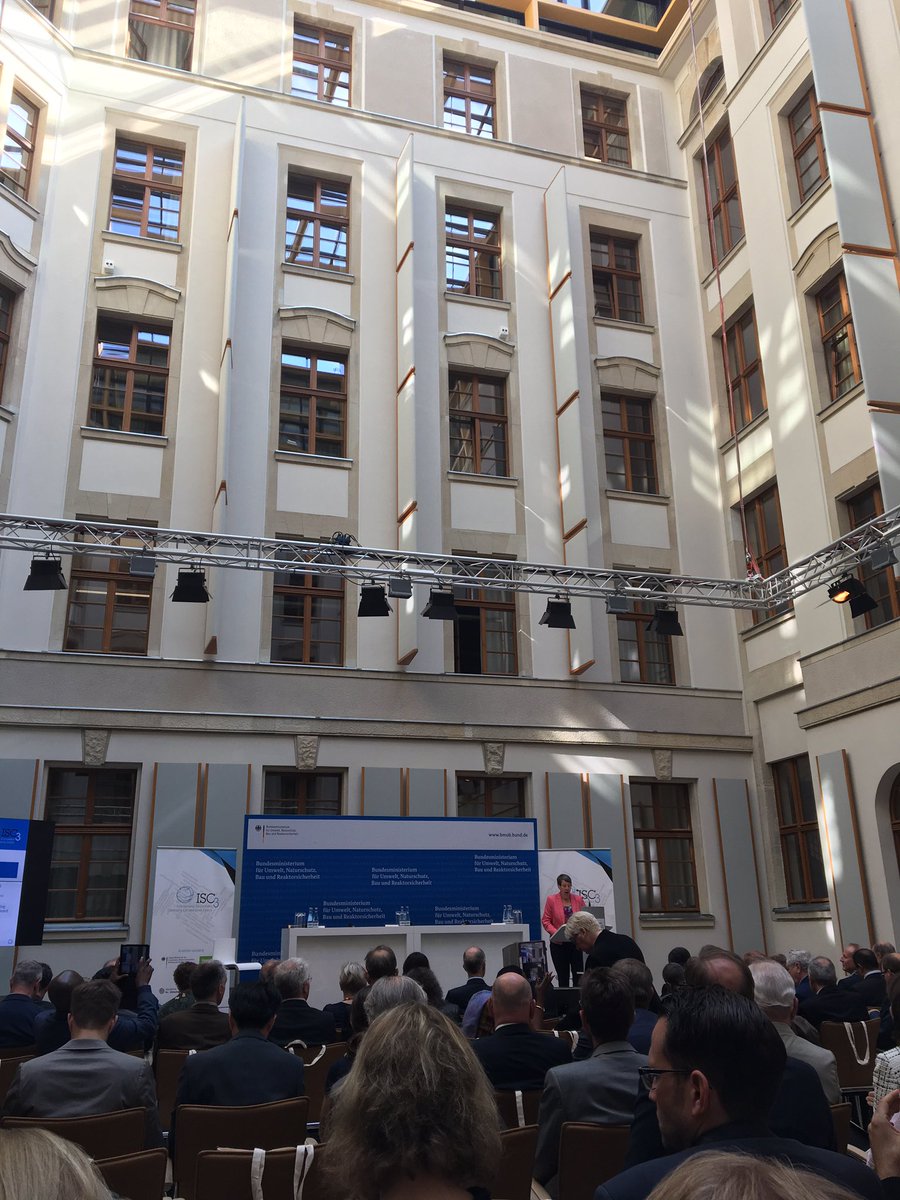 WECF_INT's tweet image. At opening #ISC3 #Berlin Barbara Hendricks #Minister speaks how reducing #chemicals exposure can improve #health by some 30%