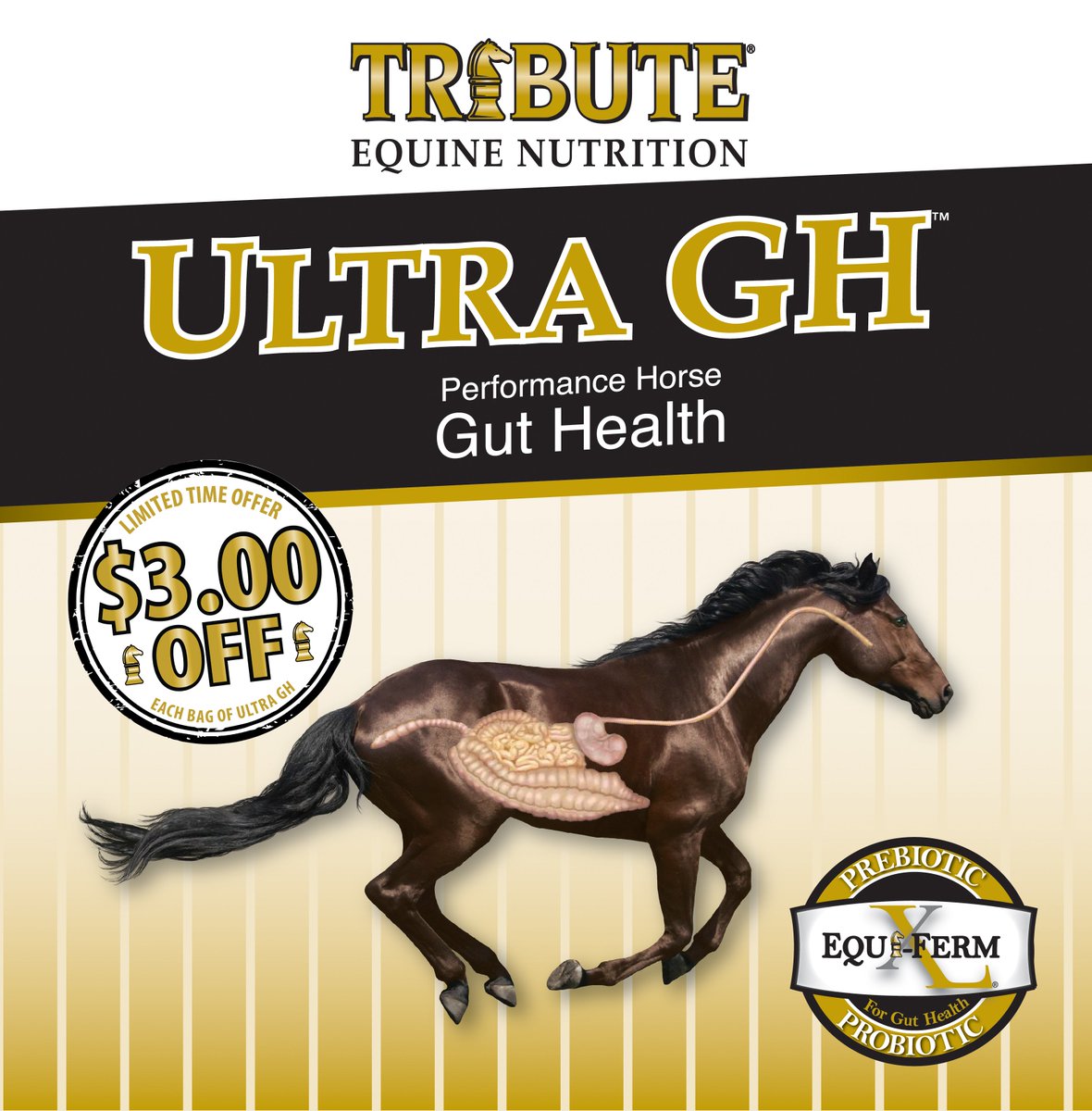 TributeEquine's tweet photo. LIMITED TIME OFFER!
Look for specially-stickered bags of Tribute® Ultra GH™ to buy at $3 off from your local dealer!
#Tribute #UltraGH https://t.co/ZCwVkJFOGD
