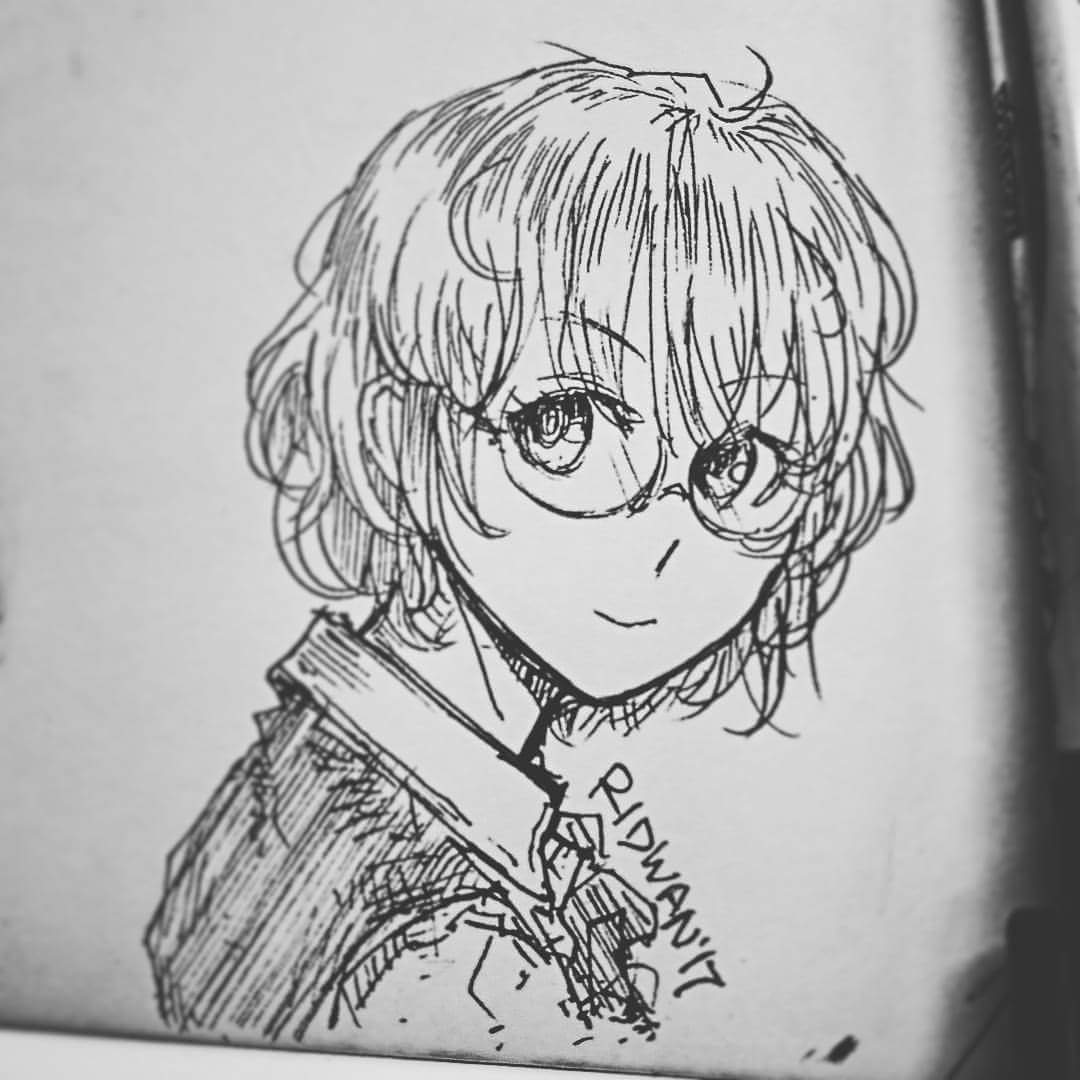 Messy hair : r/AnimeSketch