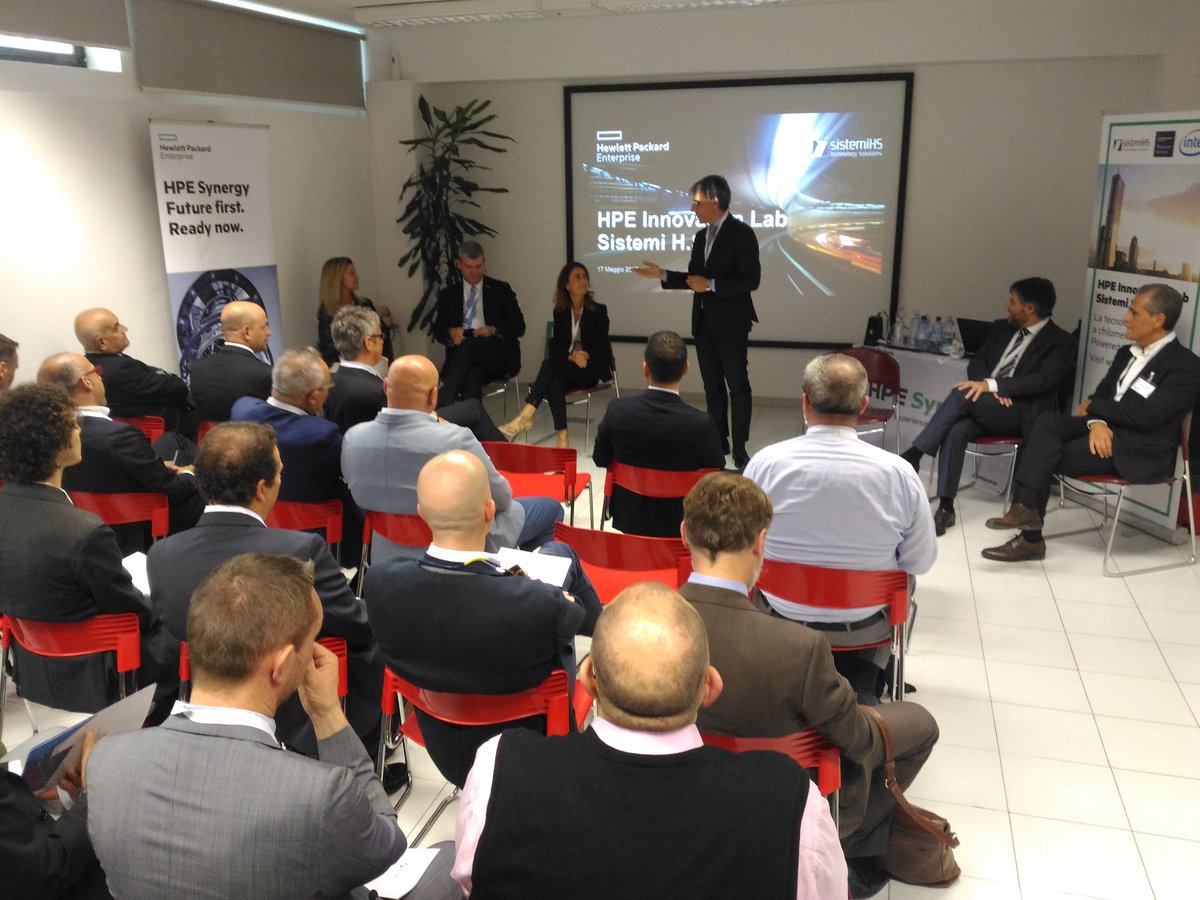 channelcity's tweet photo. #HPEInnoLab oggi si parla di tecnologie e incentivi per la #digitaltransformation a disposizione di tutte le imprese
#HPESynergy #SistemiHS https://t.co/SvVFKac3dO