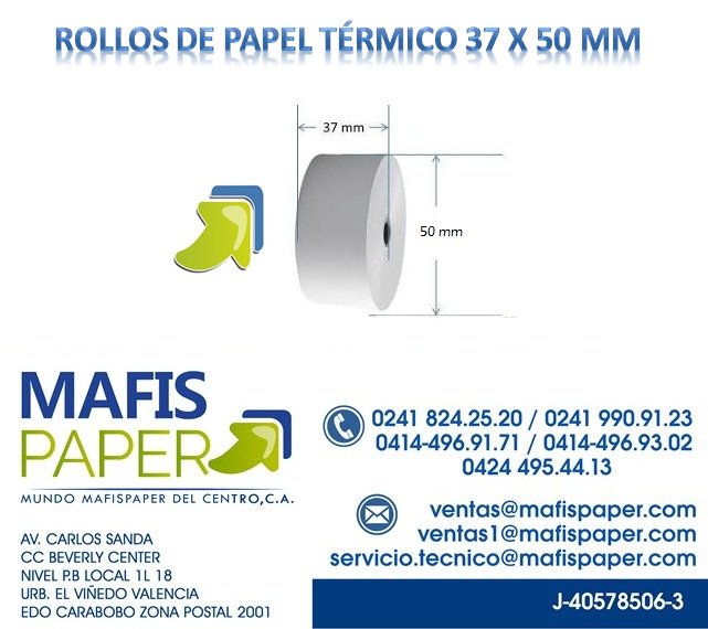 Mundomafispaper's tweet photo. Somos Distribuidores de #Papel #Rollostermicos y #Quimico para #EquiposFiscales. Llame Ya para conocer nuestros precios: 0241-824.73.55 https://t.co/we7PhpXIsX