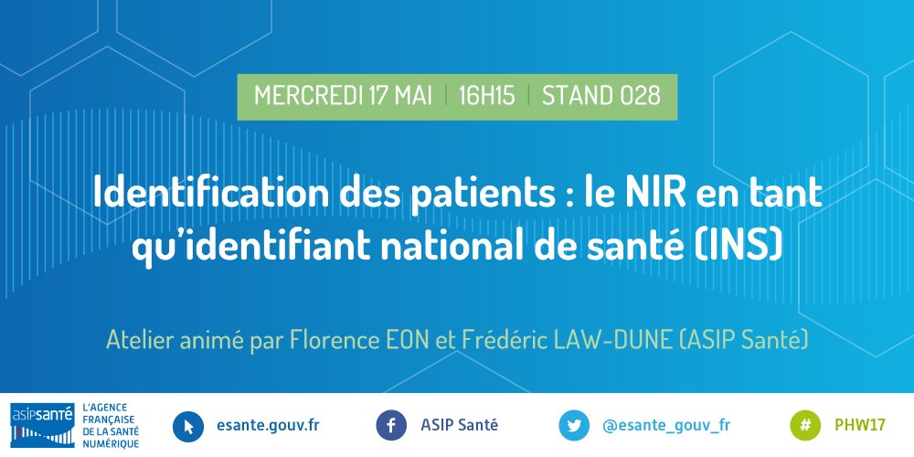 esante_gouv_fr's tweet photo. C'est l'heure d'un nouvel atelier animé par Florence EON et Frédéric LAW-DUNE (ASIP Santé) #PWH17 https://t.co/MDOCwiZ9Z6