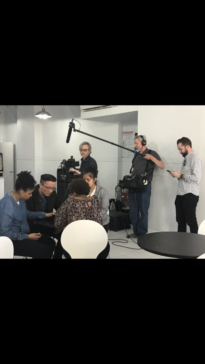 AaronPelzer's tweet photo. Video recording with our business partner Tea &amp; Snacks and @AOITHS #weneedmore #vildesignthinking @entrepreneurshipASU https://t.co/DO1xxQrSVG