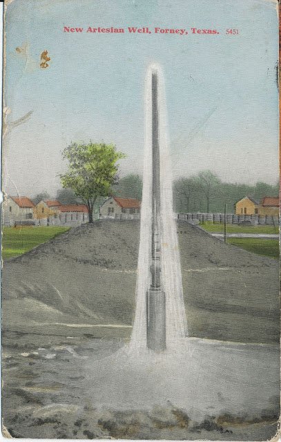 MaceatMeadows's tweet photo. #waterwellwednesday: #Artesian well in @CityofForneyGov, Texas circa 1920, probably completed in the #TrinityAquifer. https://t.co/4KyiVsIZwa