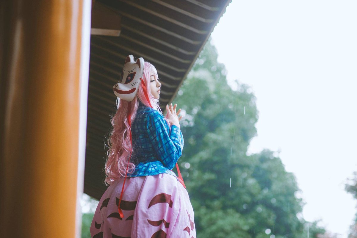 beibei_miya's tweet photo. #東方project 
#cosplay 
— 表情豊かなポーカーフェイス—
 Hata no Kokoro：@beibei_miya 
PHX：@moukuda_WGJ https://t.co/M100OsEszl