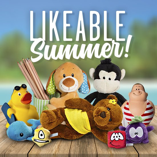 De zomer is in aantocht!! Onze Likeable's zijn er al helemaal klaar voor. Ze kunnen geborduurd en bedrukt worden! logoborduren.nl