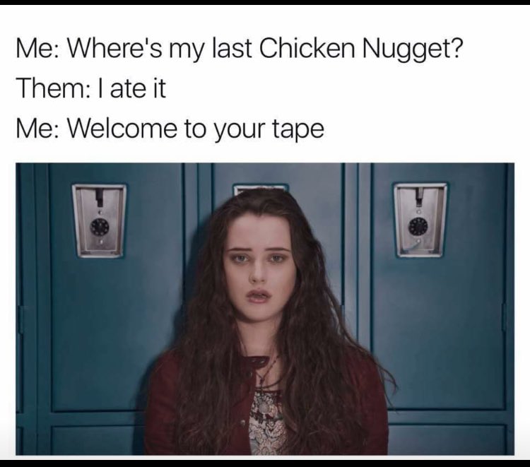 MichaelPalughi's tweet photo. Eat a chicken nugget  #HumpDayMotivation #13ReasonsWhy #McDonalds #funny https://t.co/lzMU3twpY7