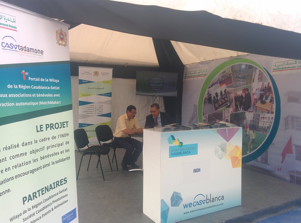 wecasablanca's tweet photo. Découvrez casatadamone.ma le portail de la région Casablanca-Settat dédié aux assos et bénévoles. #SCCC2017 #SCEC2017 @SmartCityCasa https://t.co/eWKrjwMUVy
