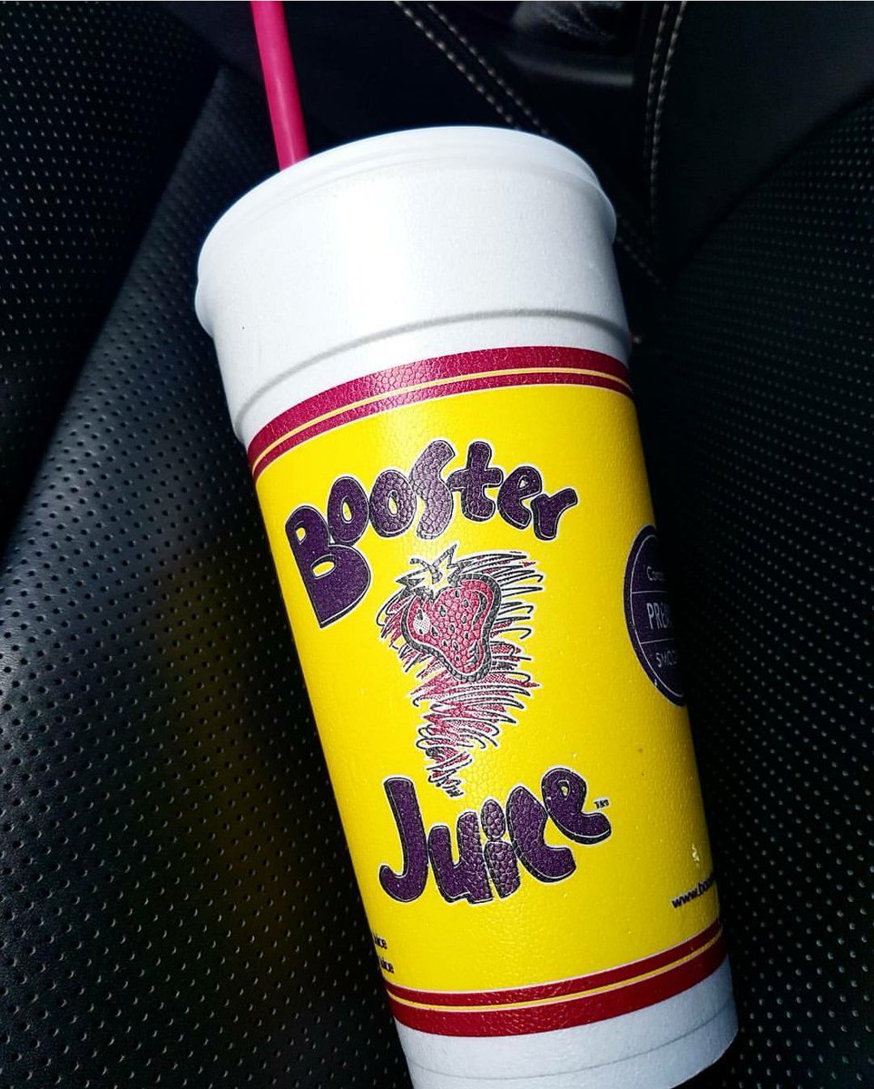What a great way to jump start your Wednesday with <a href="/boosterjuice/">Booster Juice</a> | 📷: @erynhey