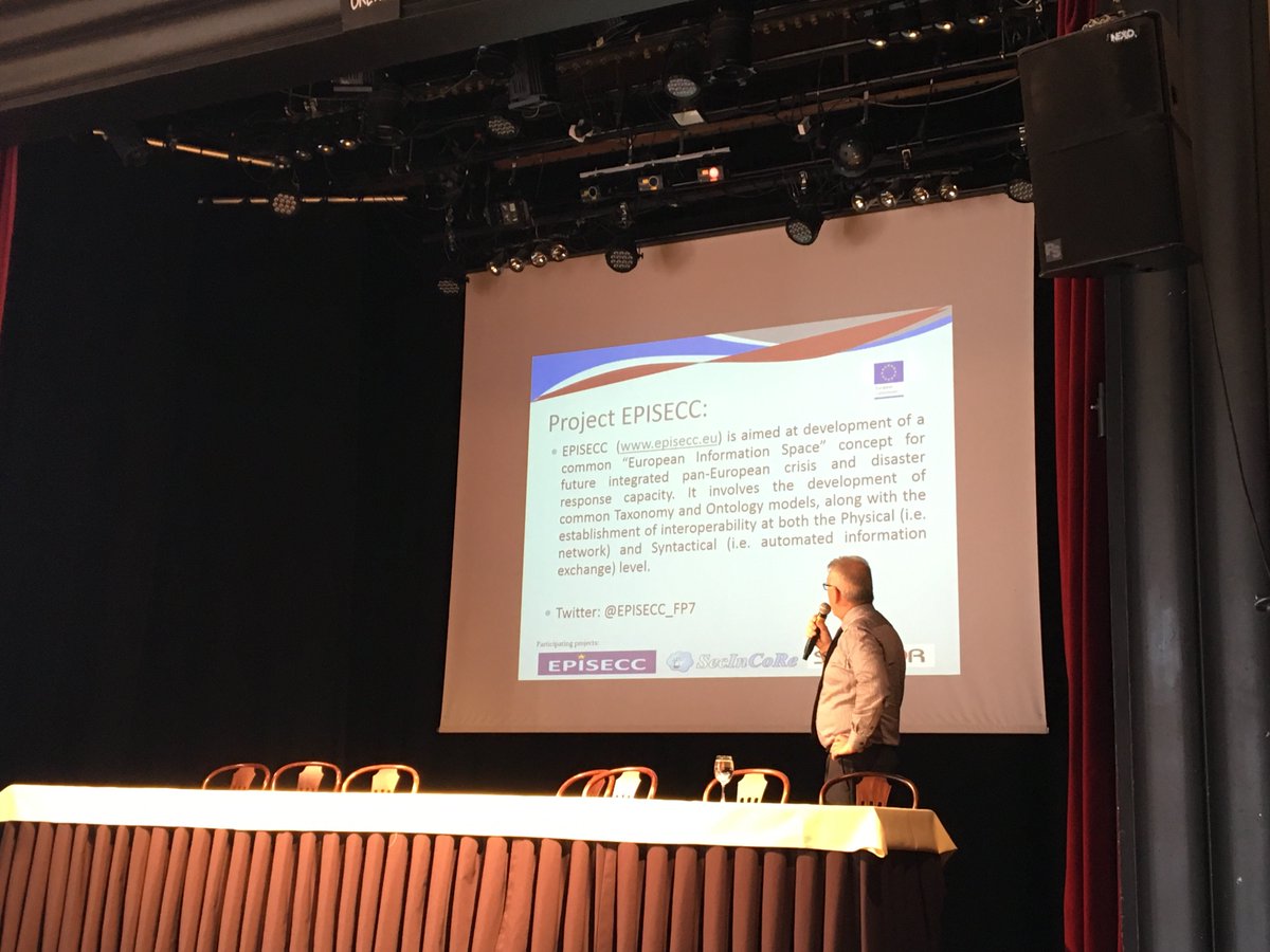 iessolutions's tweet photo. Findings on the 3 projects approaches and CIS + @EPISECC_FP7 intro by @TomFlynnConsult @SectorFP7 @FP7_SecInCoRe #CommonInformationSpace https://t.co/vKNCAG54Pe