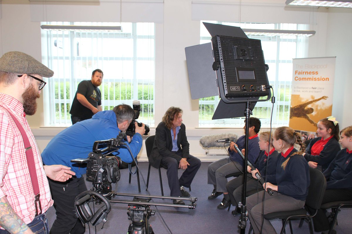 bpoolfairness's tweet photo. Some more behind the scenes shots from our brilliant filming day last week with @TeamKindnessUK founder David Jamilly. https://t.co/a4Nydyk0mq