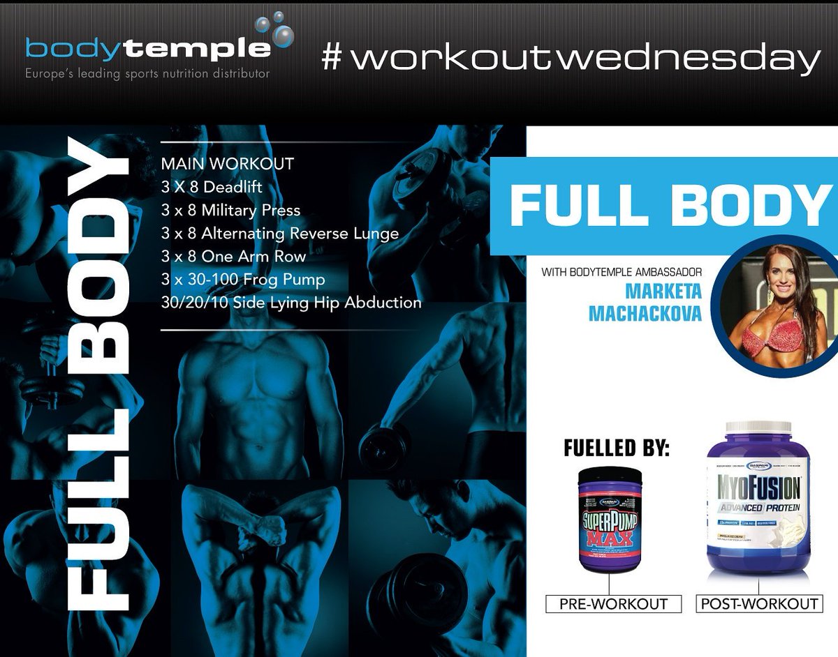It's #WorkoutWednesday. Check out BT Ambassador Marketa Machackova's full body session.
