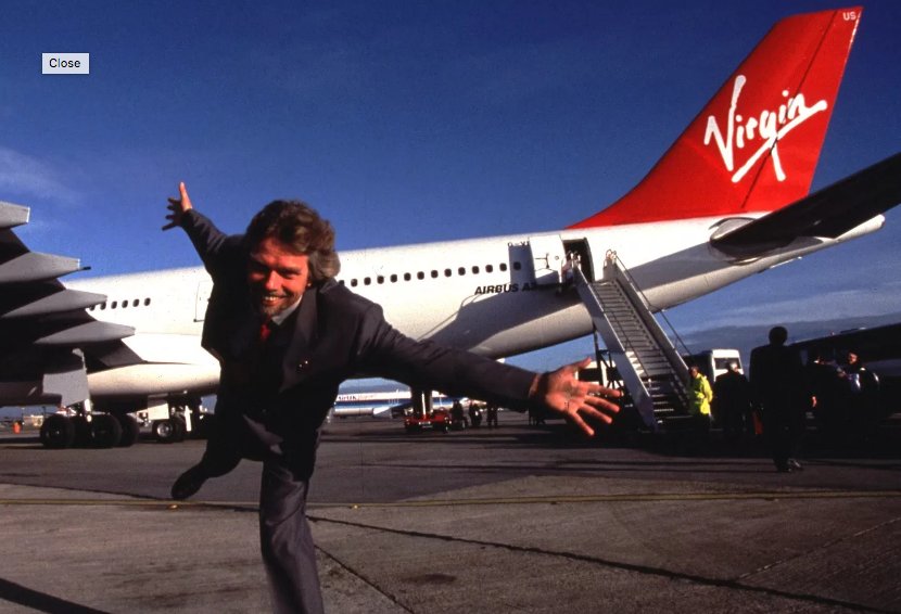 richardbranson's tweet photo. From @virginatlantic vs BA to @Ring vs ADT – what happens when David refuses to back down to Goliath https://t.co/yIOuXHGaeQ https://t.co/LmvsyEK0nE