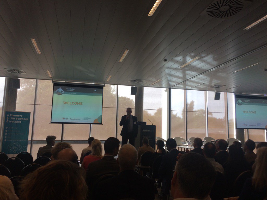 TripYvonne's tweet photo. Opening @FlandersBio @HenkJoos #stateoftheunion #knowledge4growth https://t.co/UPzpcRhijM